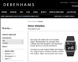 Watches Debenhams